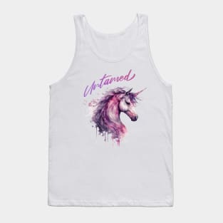 80s Retro Graffiti Untamed Unicorn Tank Top